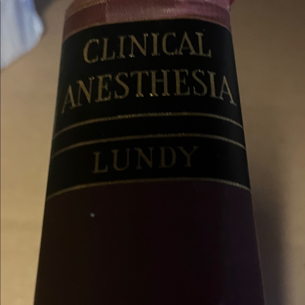Clinical Anesthesia Book by Lundy 1943
771 pages complete